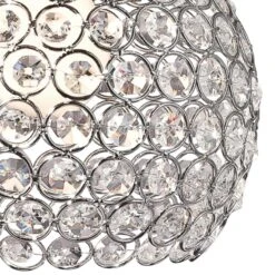 Westinghouse Lighting Kelcie One-Light Indoor Mini Pendant, Brushed Nickel Finish With Crystal Jewel Shade - 1-Light