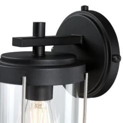 Westinghouse Lighting Kezia One Light Outdoor Wall Fixture, Textured Black And Industrial Steel Finish, Clear Glass - 1-Light 8 Westinghouse Lighting Kezia One Light Outdoor Wall Fixture, Textured Black And Industrial Steel Finish, Clear Glass - 1-Light -Westinghouse Westinghouse Lighting Kezia One Light Outdoor Wall Fixture2C Textured Black and Industrial Steel Finish2C Clear Glass 3 scaled