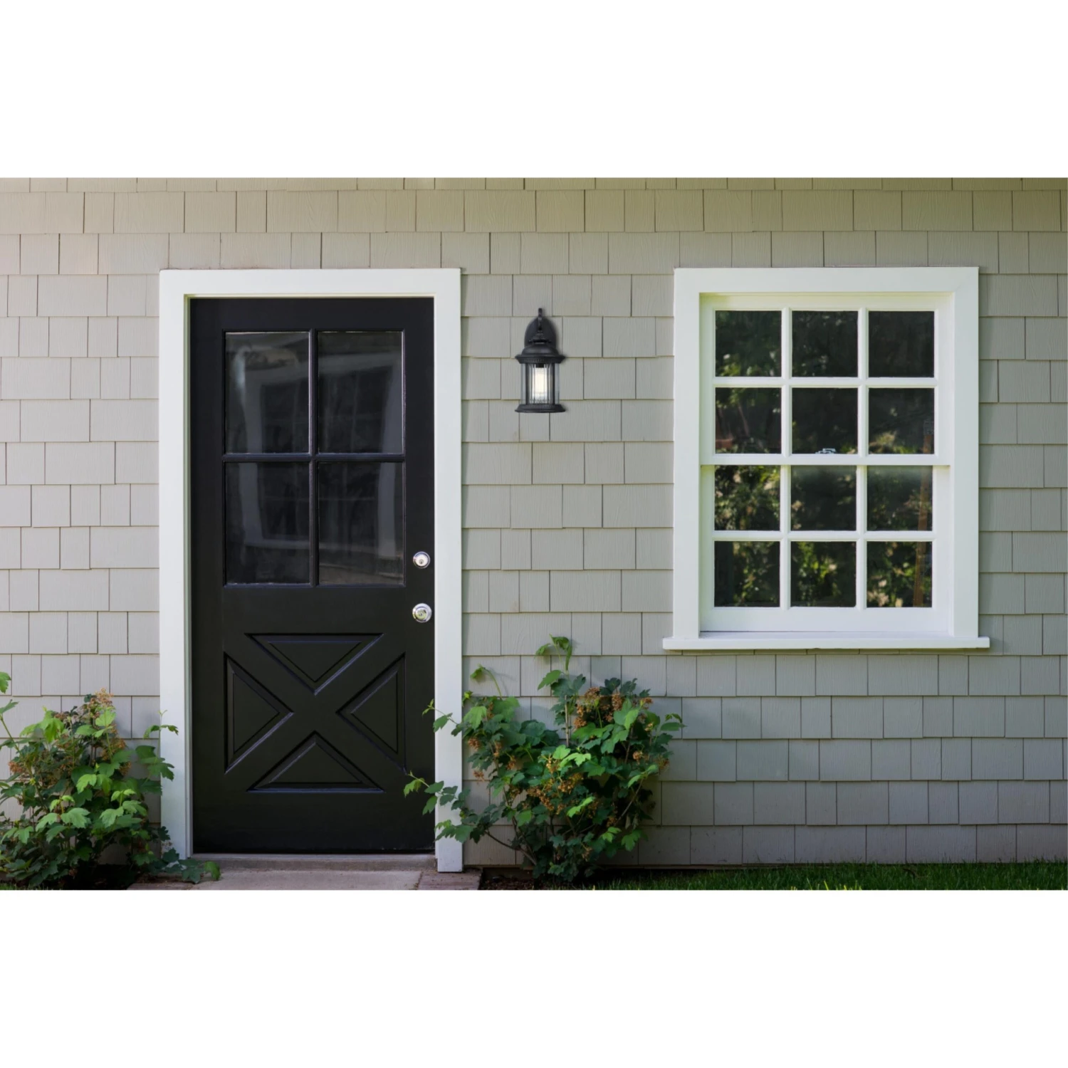 Westinghouse Lighting New Haven One Light Outdoor Wall Fixture, Textured Black Finish, Clear Ribbed Glass - 1-Light 3 Westinghouse Lighting New Haven One Light Outdoor Wall Fixture, Textured Black Finish, Clear Ribbed Glass - 1-Light - Afbeelding 3