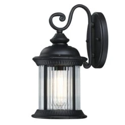 Westinghouse Lighting New Haven One Light Outdoor Wall Fixture, Textured Black Finish, Clear Ribbed Glass - 1-Light 10 Westinghouse Lighting New Haven One Light Outdoor Wall Fixture, Textured Black Finish, Clear Ribbed Glass - 1-Light -Westinghouse Westinghouse Lighting New Haven One Light Outdoor Wall Fixture2C Textured Black Finish2C Clear Ribbed Glass 3 scaled