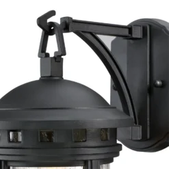 Westinghouse Lighting Sargut One-Light Outdoor Wall Fixture, Textured Black Finish With Clear Seeded Glass -Westinghouse Westinghouse Lighting Sargut One Light Outdoor Wall Fixture2C Textured Black Finish with Clear Seeded Glass 3 scaled