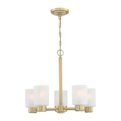 Westinghouse Lighting Sylvestre Five Light Indoor Chandelier, Champagne Brass Finish - 5-Light 8 Westinghouse Lighting Sylvestre Five Light Indoor Chandelier, Champagne Brass Finish - 5-Light -Westinghouse Westinghouse Lighting Sylvestre Five Light Indoor Chandelier2C Champagne Brass Finish2C Frosted Glass 2 scaled