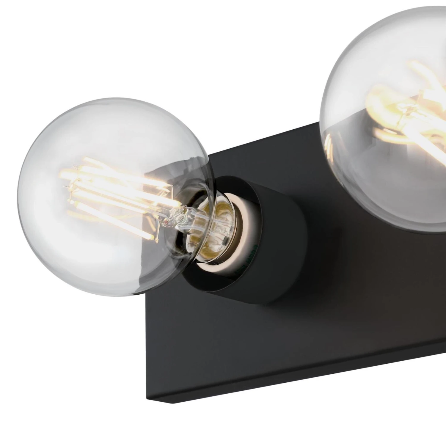 Westinghouse Lighting Three-Light Matte Black Indoor Wall Fixture 5 Westinghouse Lighting Three-Light Matte Black Indoor Wall Fixture - Afbeelding 5