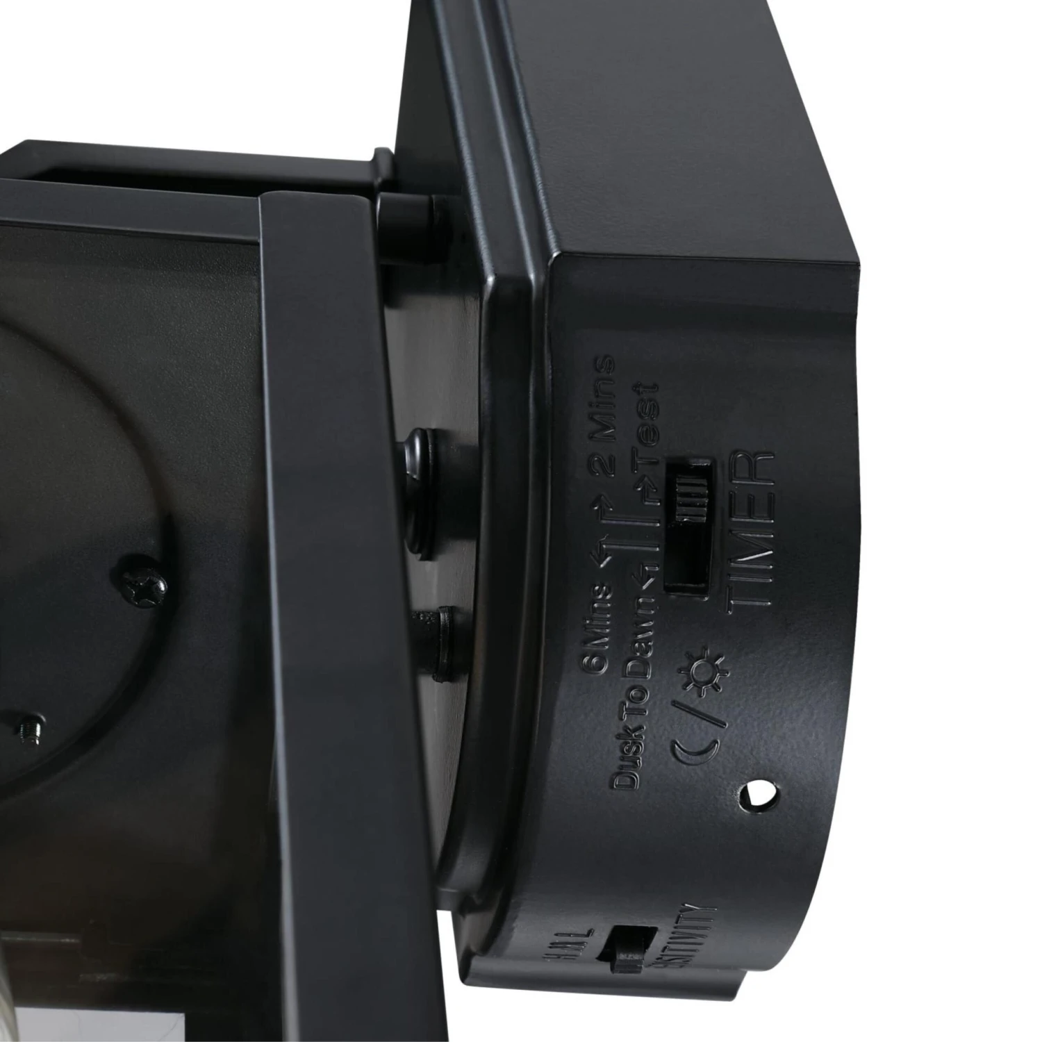 Westinghouse Lighting Victoria One Light Outdoor Wall Fixture With Motion Sensor, Matte Black Finish, Clear Glass - 1-Light 5 Westinghouse Lighting Victoria One Light Outdoor Wall Fixture With Motion Sensor, Matte Black Finish, Clear Glass - 1-Light - Afbeelding 5