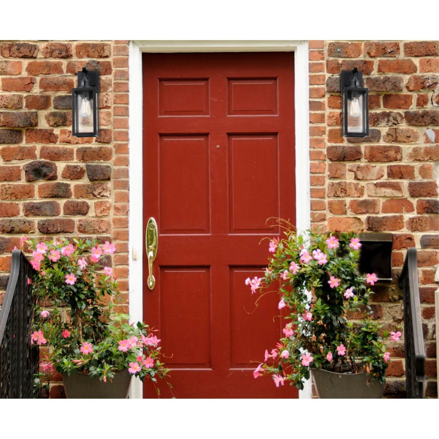 Westinghouse Lighting Victoria One Light Outdoor Wall Fixture With Motion Sensor, Matte Black Finish, Clear Glass - 1-Light 1 Westinghouse Lighting Victoria One Light Outdoor Wall Fixture With Motion Sensor, Matte Black Finish, Clear Glass - 1-Light