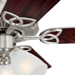 Westinghouse Lighting Vintage 52-Inch Indoor 5-Blade Ceiling Fan, Dimmable LED Light With Clear Ribbed Glass -Westinghouse Westinghouse Lighting Vintage 52 Inch Indoor 5 Blade Ceiling Fan2C Dimmable LED Light with Clear Ribbed Glass 10 scaled