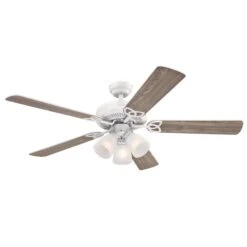 Westinghouse Lighting Vintage 52-Inch Indoor 5-Blade Ceiling Fan, Dimmable LED Light With Clear Ribbed Glass -Westinghouse Westinghouse Lighting Vintage 52 Inch Indoor 5 Blade Ceiling Fan2C Dimmable LED Light with Clear Ribbed Glass 5 scaled