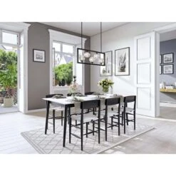 Westinghouse Lighting Zoa Five-Light LED Indoor Chandelier, Matte Brushed Gun Metal Finish With Crystal Glass