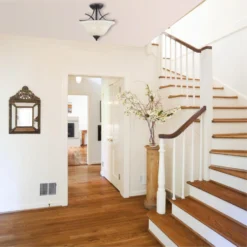 Westinghouse Pacific Falls Two-Light Indoor Convertible Pendant/Semi-Flush Ceiling Fixture