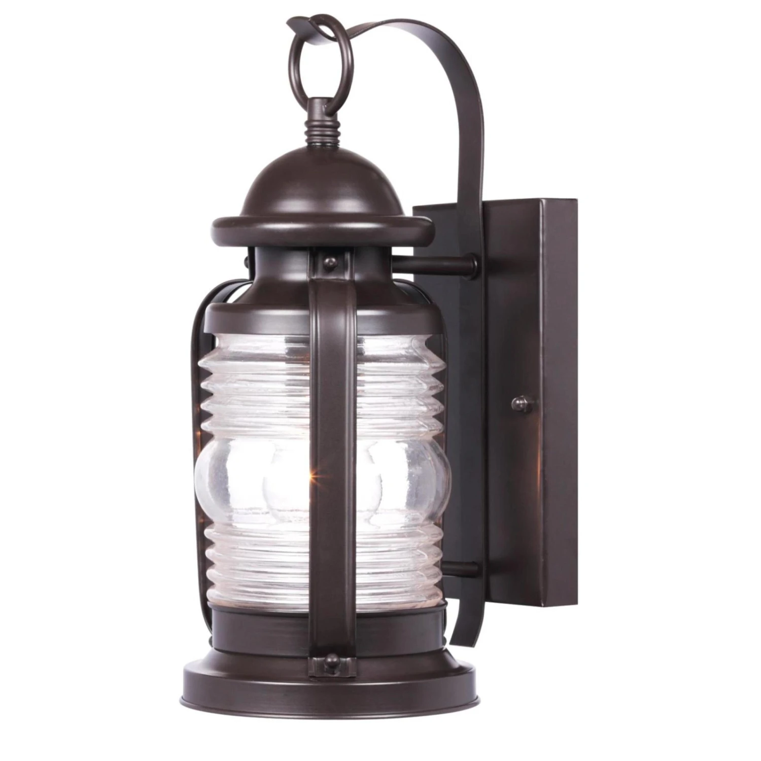 Westinghouse Weatherby One-Light Exterior Wall Lantern, Weathered Bronze Finish On Steel With Clear Glass 3 Westinghouse Weatherby One-Light Exterior Wall Lantern, Weathered Bronze Finish On Steel With Clear Glass - Afbeelding 3
