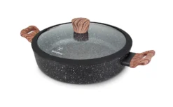 Westinghouse Hapjespan Marble Wood - ø 28 Cm / 4.5 Liter - Standaard Anti-aanbaklaag